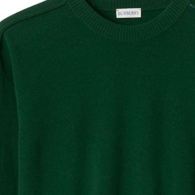 Burberry FW23 Green Solid Color Crewneck Pullover Sweater 80813831 Shop Burberry FW23 Green Solid Color Crewneck Pullover Sweater 80813831