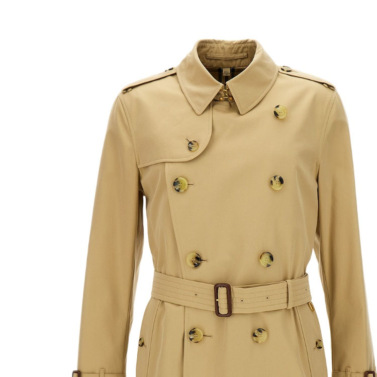 Details for Abrigo Corta Trench Doble Botonadura Khaki Burberry FW23. 80793901