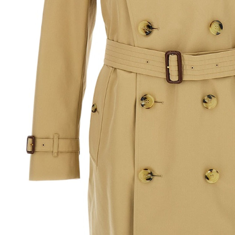 Sizing Abrigo Corta Trench Doble Botonadura Khaki Burberry FW23. 80793901