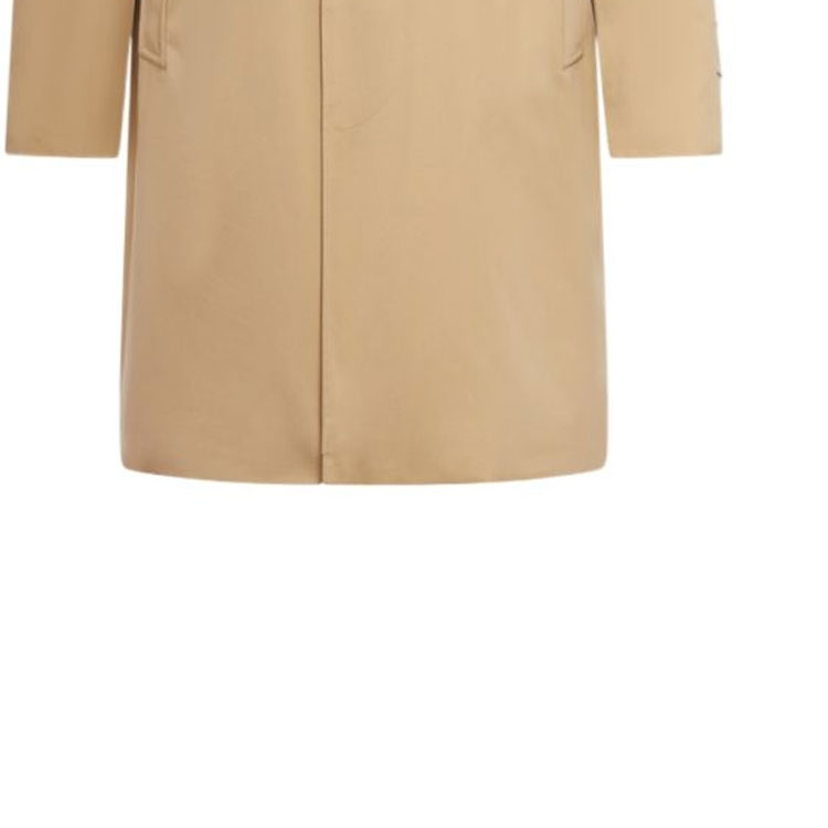 Details for Abrigo Casual Burberry FW23 Caqui de Manga Larga y Corte Clásico. 80793961