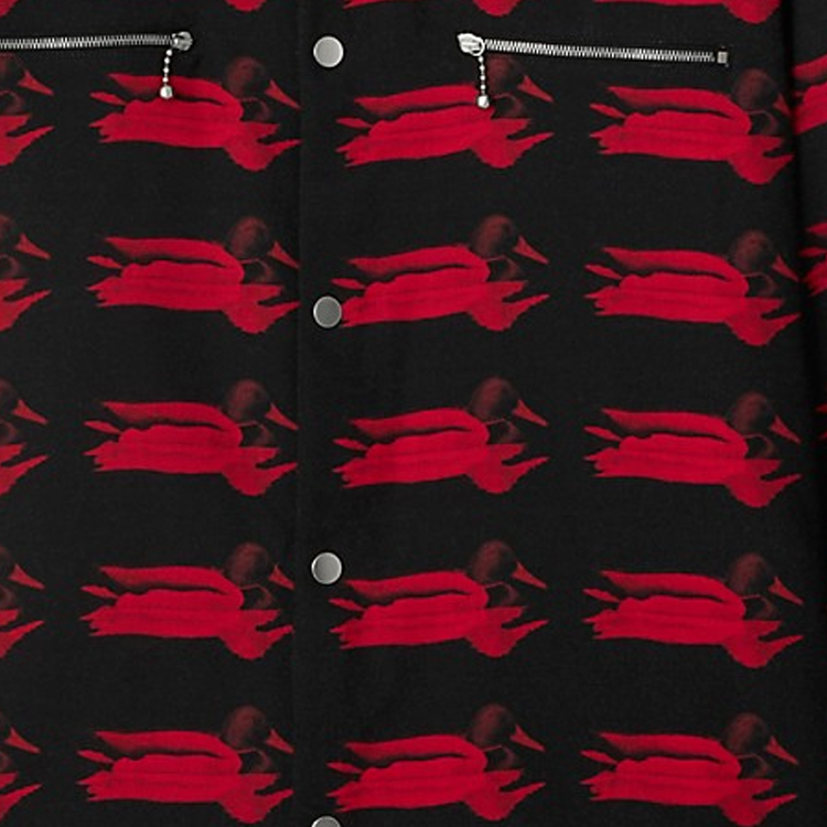 Sizing Burberry FW23  Red Printed Long-Sleeve Casual Shirt 80778471