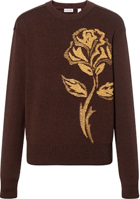 Burberry 2023秋冬玫瑰毛衣巧克力棕色针织款 80758271 Buy Burberry 2023秋冬玫瑰毛衣巧克力棕色针织款 80758271