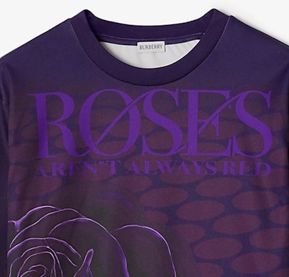 Burberry FW23 玫瑰標誌印花紫色蝴蝶結衛衣 80773321 Lookbook Burberry FW23 玫瑰標誌印花紫色蝴蝶結衛衣 80773321