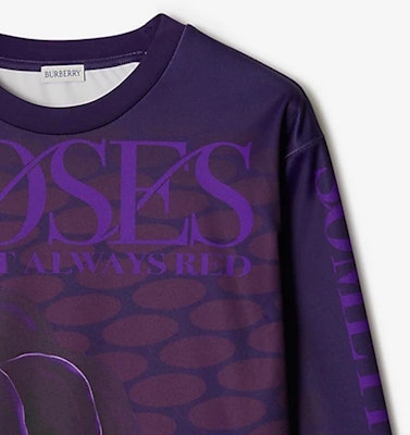 Burberry FW23 玫瑰標誌印花紫色蝴蝶結衛衣 80773321 Shop Burberry FW23 玫瑰標誌印花紫色蝴蝶結衛衣 80773321