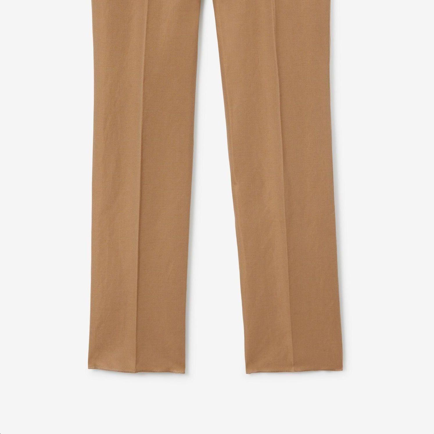 Burberry FW23  Slim Fit Solid Buttoned Suit Pants Beige 80705491 圖 7