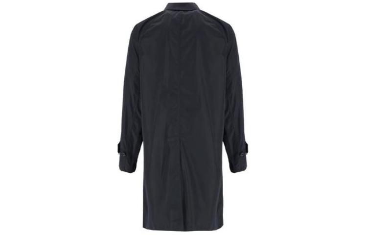 Lookbook 博柏利 FW23 海军蓝纯色中长款风衣 80678541