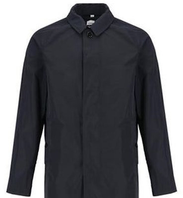 博柏利 FW23 海军蓝纯色中长款风衣 80678541 Details for 博柏利 FW23 海军蓝纯色中长款风衣 80678541