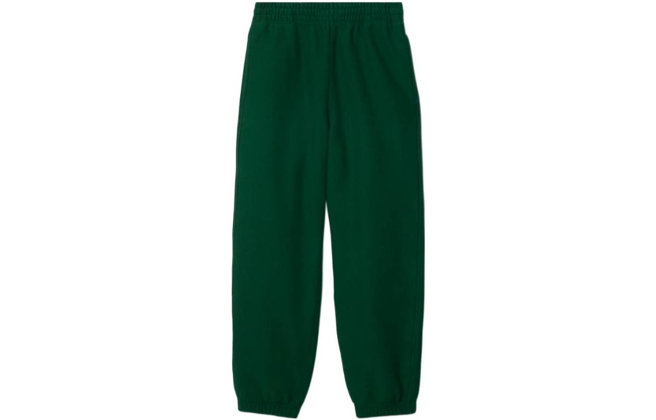 Order Burberry FW23 Pantalones Jogger Tejidos Color Sólido Verde Hiedra. 80854061