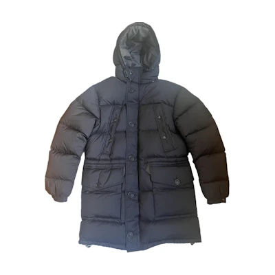 Burberry FW23 Solid Color Logo Hooded Long Sleeve Down Jacket 80685101