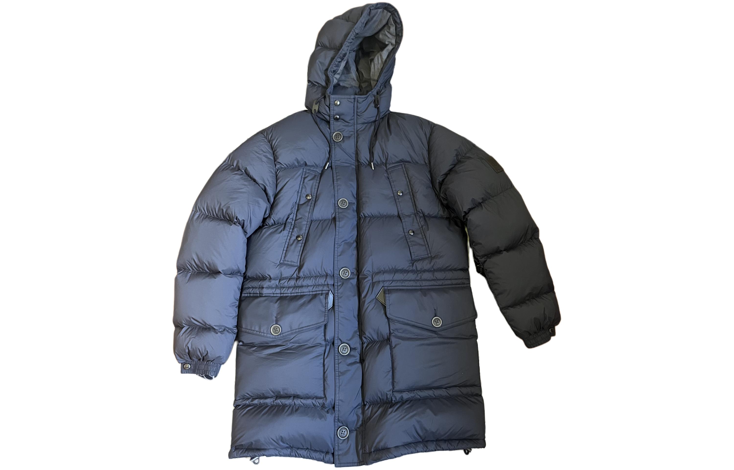 Order バーバリー FW23 無地 ロゴ フード付き 長袖 ダウンジャケット 80685101