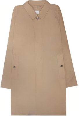 버버리 FW23 브라운 솔리드 컬러 싱글 브레스트 롱 슬리브 코트 80678551 Buy 버버리 FW23 브라운 솔리드 컬러 싱글 브레스트 롱 슬리브 코트 80678551