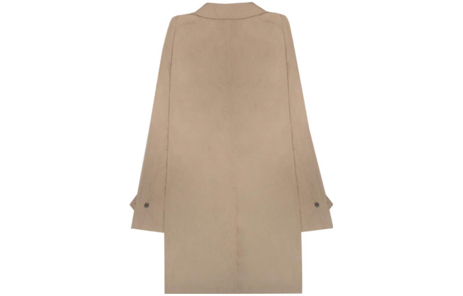 Lookbook 버버리 FW23 브라운 솔리드 컬러 싱글 브레스트 롱 슬리브 코트 80678551