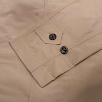 Shop Burberry FW23 棕色純色單排扣長袖大衣 80678551
