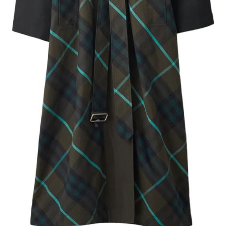 Burberry FW23  Solid Double-Sided Belted Long Sleeve Trench Coat in Otter Brown. 80787521 圖 8