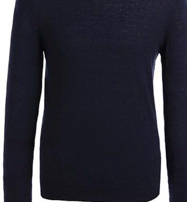 Burberry FW23 Suéter de Punto Holgado a Rayas Cuello Redondo - Azul Oscuro 40200441 Details for Burberry FW23 Suéter de Punto Holgado a Rayas Cuello Redondo - Azul Oscuro 40200441