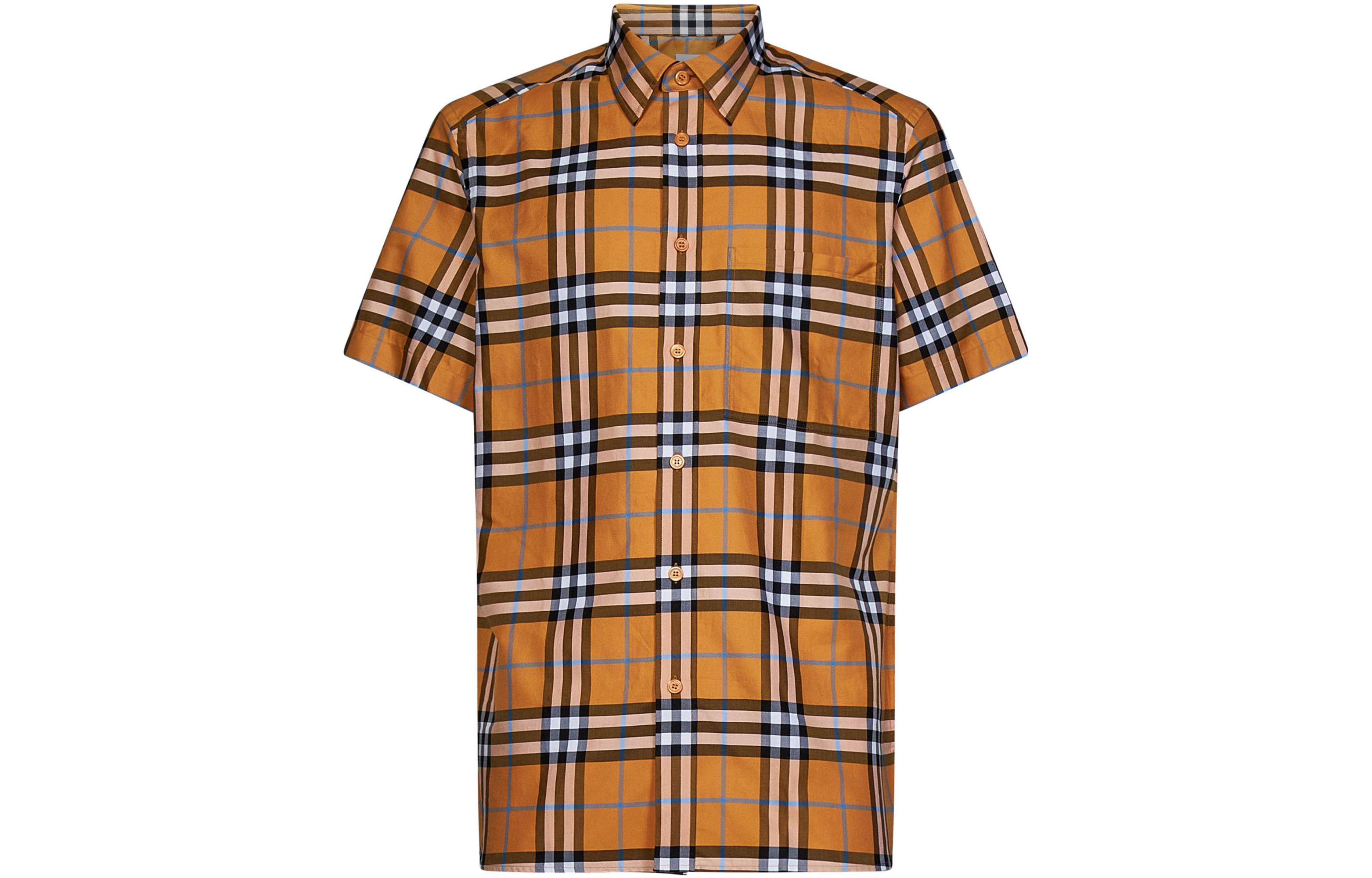 Order Burberry FW23  Striped Single-Breasted Shirt in Archive Beige. 80729361