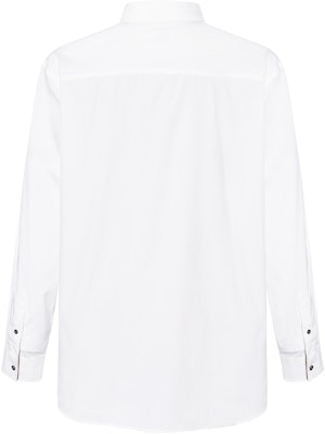 Burberry FW23 White Long-Sleeve Shirt with Logo and Button-Down Collar. 80667681 Lookbook Burberry FW23 White Long-Sleeve Shirt with Logo and Button-Down Collar. 80667681