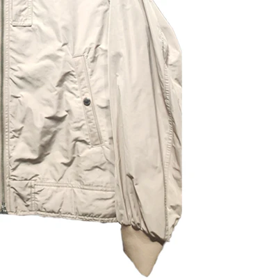 Burberry FW23 Beige Solid Zip-Up Baseball Collar Jacket 8067851 Details for Burberry FW23 Beige Solid Zip-Up Baseball Collar Jacket 8067851