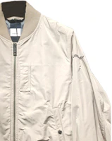Sizing Burberry FW23 米色素面棒球領拉鍊外套 8067851