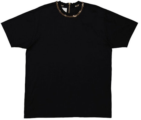 Burberry FW23 Black Chain Detail Short Sleeve Casual T-Shirt Men. 4559581 Order Burberry FW23 Black Chain Detail Short Sleeve Casual T-Shirt Men. 4559581