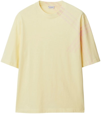 Burberry FW23 Check Crewneck Short Sleeve T-Shirt Men’s Light Yellow. 80820531 Buy Burberry FW23 Check Crewneck Short Sleeve T-Shirt Men’s Light Yellow. 80820531