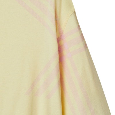 Burberry FW23 Check Crewneck Short Sleeve T-Shirt Men’s Light Yellow. 80820531 Shop Burberry FW23 Check Crewneck Short Sleeve T-Shirt Men’s Light Yellow. 80820531