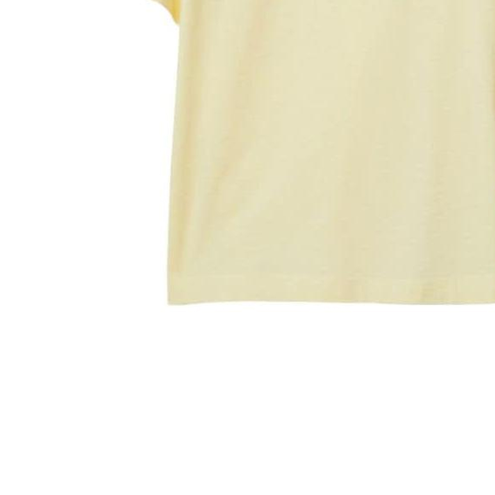 Sizing Burberry FW23 Check Crewneck Short Sleeve T-Shirt Men’s Light Yellow. 80820531