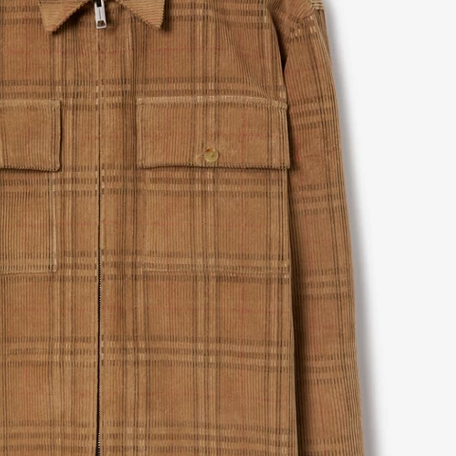 Burberry FW23 Check Print Loose Fit Long Sleeve Shirt Beige for Men. 80719431 圖 6