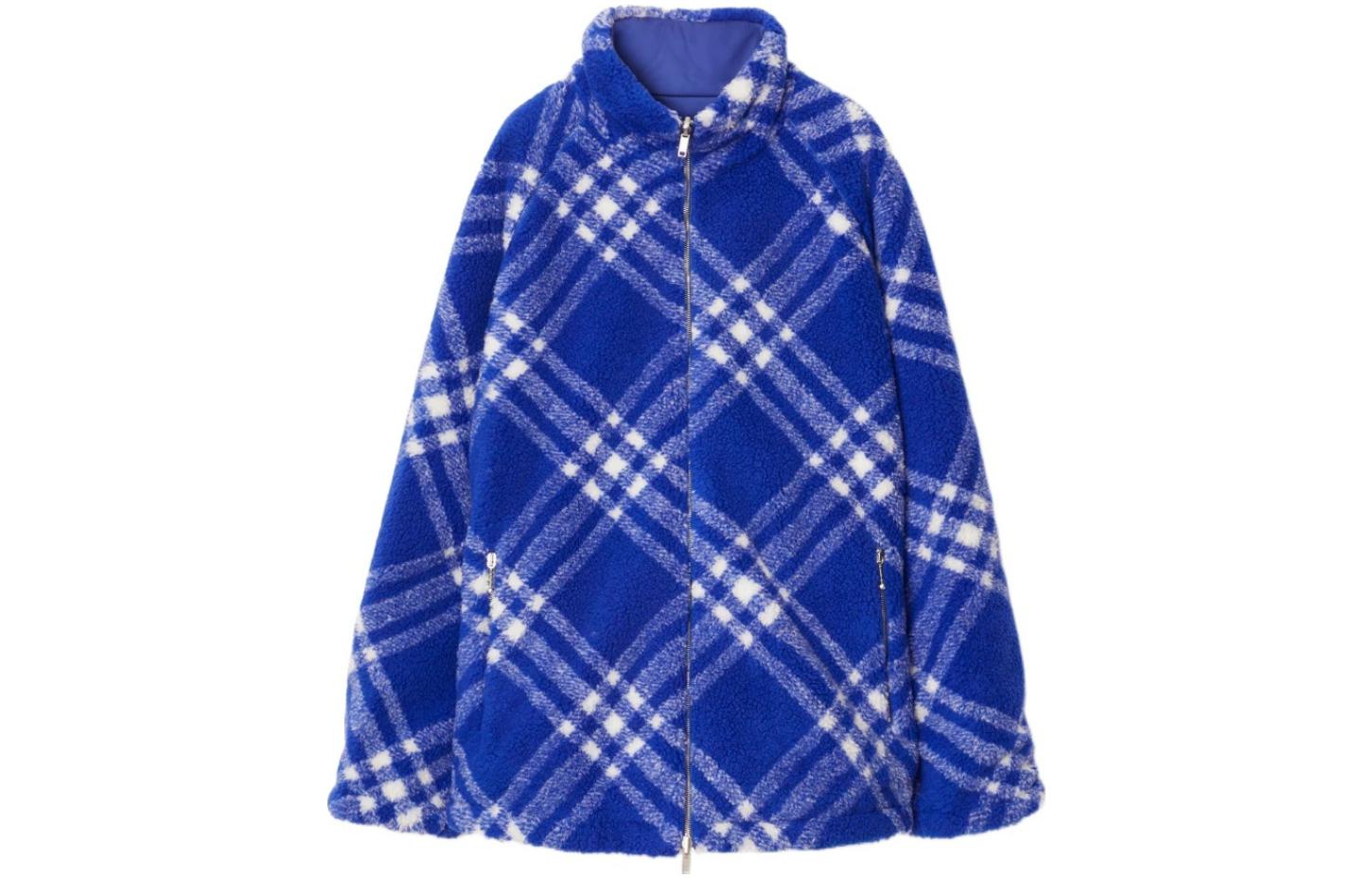 Burberry FW23 Colorblock Check Casual Long-Sleeve Jacket Blue Men’s. 80787771 圖 2