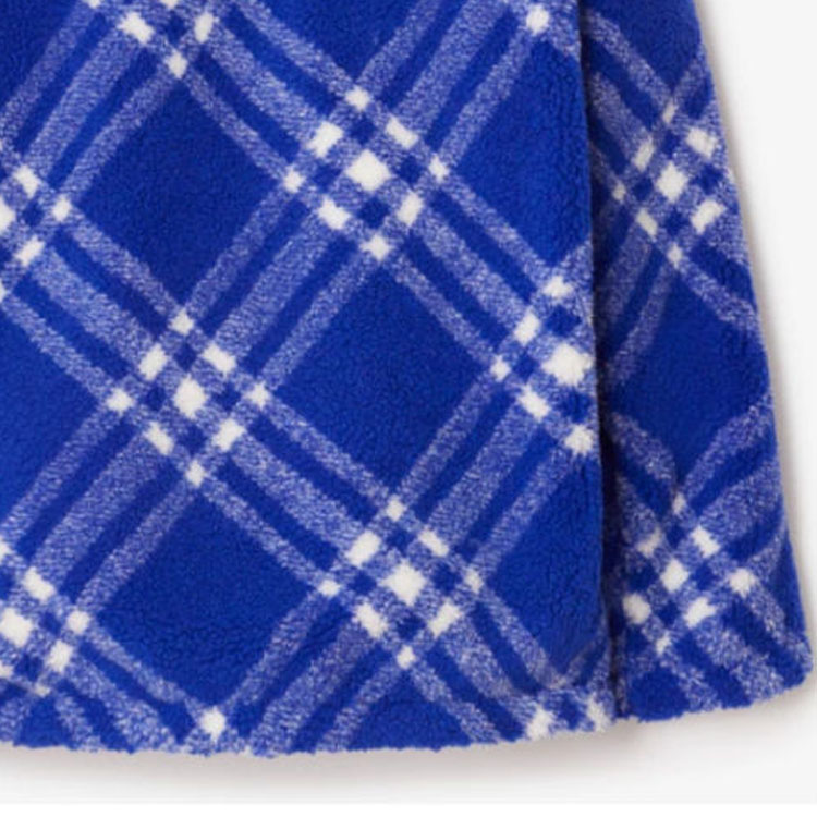 Burberry FW23 Colorblock Check Casual Long-Sleeve Jacket Blue Men’s. 80787771 圖 4