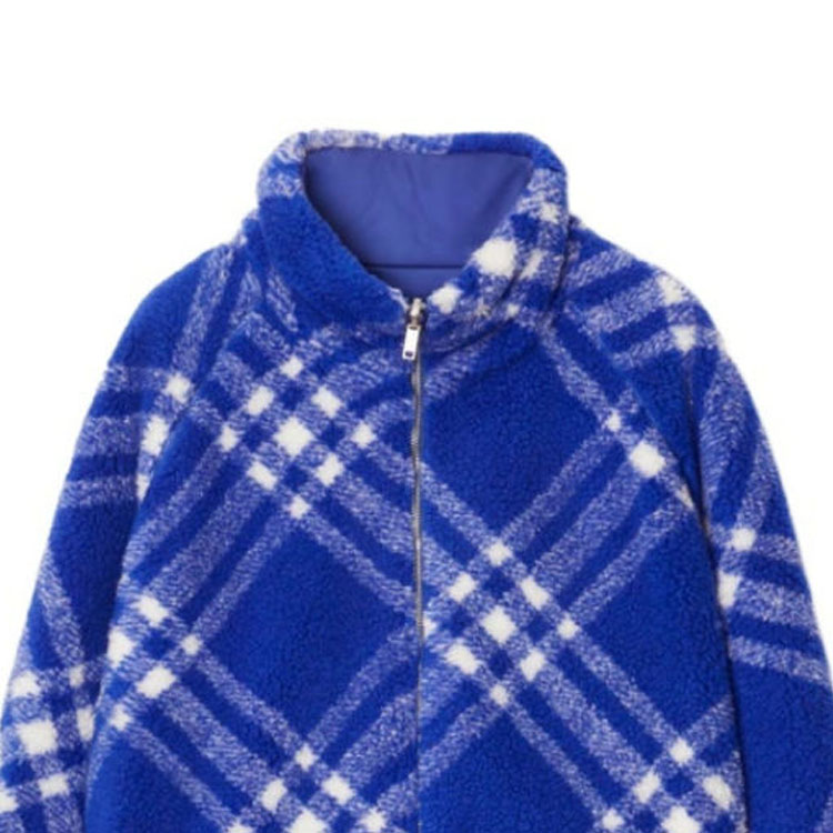 Burberry FW23 Colorblock Check Casual Long-Sleeve Jacket Blue Men’s. 80787771 圖 6