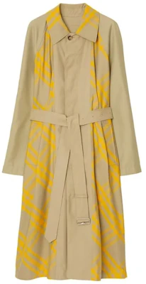 Burberry 2023秋冬拼色格纹长袖风衣 男士 多色 80767101 Buy Burberry 2023秋冬拼色格纹长袖风衣 男士 多色 80767101