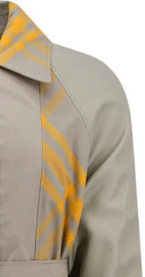 Burberry 2023秋冬拼色格纹长袖风衣 男士 多色 80767101 Sizing Burberry 2023秋冬拼色格纹长袖风衣 男士 多色 80767101