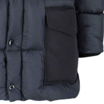 Burberry FW23 Colorblock Hooded Casual Cotton Jacket Blue Coat 80733071 Purchase Burberry FW23 Colorblock Hooded Casual Cotton Jacket Blue Coat 80733071