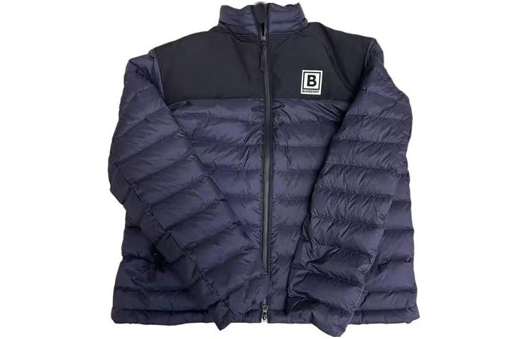 Cheap Burberry 秋冬23拼接色塊徽標立領拉鍊羽絨外套 80616541