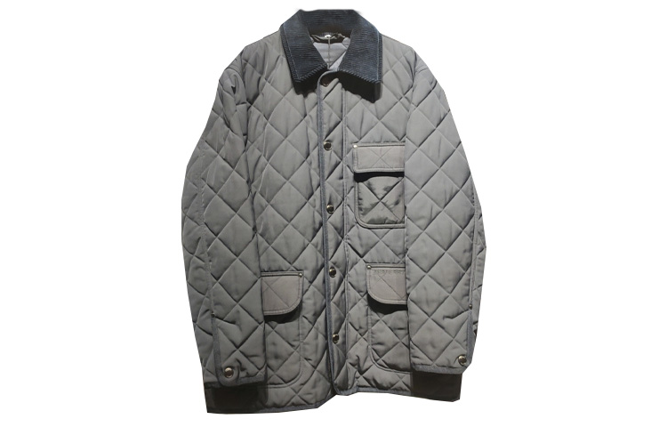 Order 버버리 FW23 다이아몬드 퀼팅 코튼 재킷 네이비 블루 아우터웨어. 80731991