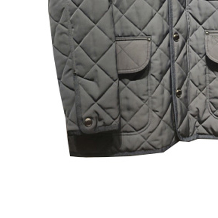 Details for 버버리 FW23 다이아몬드 퀼팅 코튼 재킷 네이비 블루 아우터웨어. 80731991