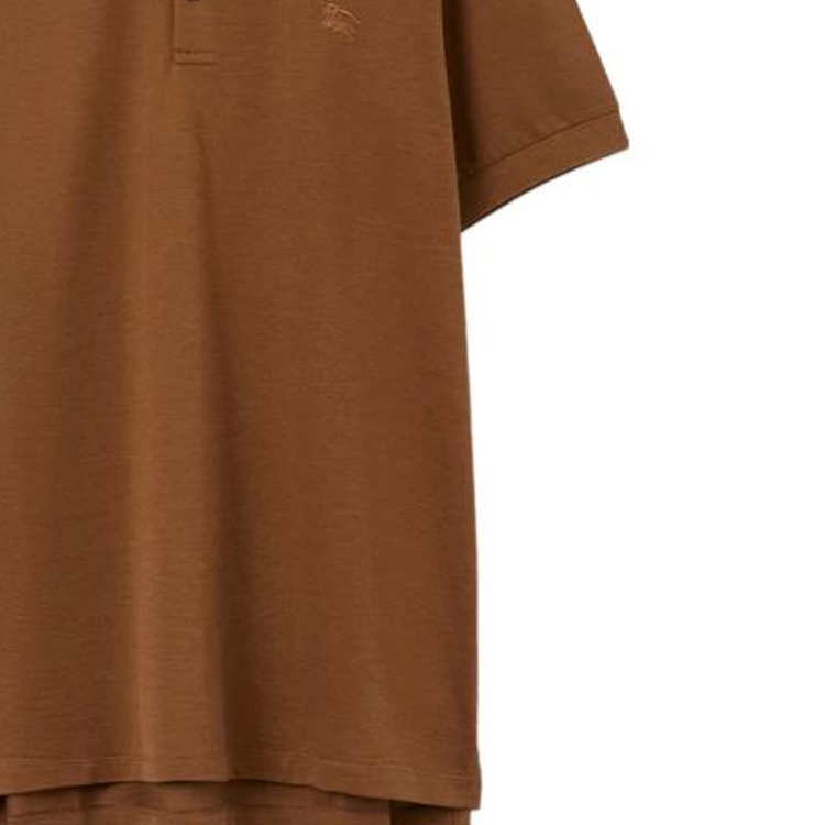 Sizing Burberry FW23 Equestrian Knight Logo Casual Polo Shirt Brown . 80707731