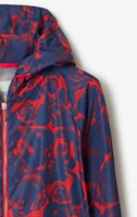 Sizing Burberry FW23 Floral Print Zip-Up Casual Jacket for Men Multicolor. 80771841