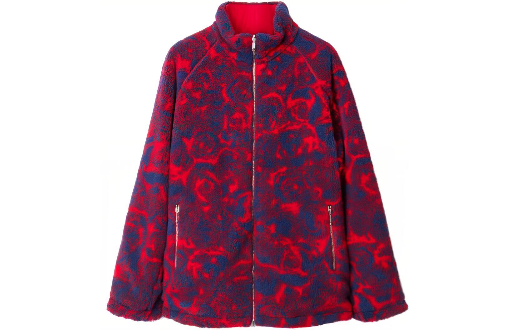 Burberry FW23 Floral Reversible Stand Collar Jacket  Red 80771301 圖 2