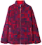 Order Burberry FW23 Floral Reversible Stand Collar Jacket Red 80771301