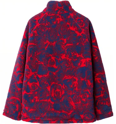 Burberry FW23 Floral Reversible Stand Collar Jacket Red 80771301 Lookbook Burberry FW23 Floral Reversible Stand Collar Jacket Red 80771301