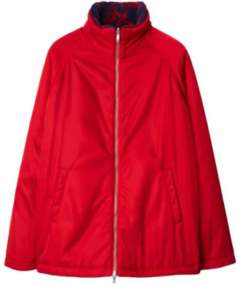 Burberry FW23 Floral Reversible Stand Collar Jacket Red 80771301 Shop Burberry FW23 Floral Reversible Stand Collar Jacket Red 80771301