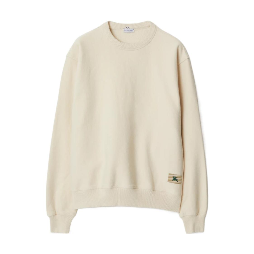 Buy Burberry FW23 Logo Crewneck Sweatshirt Men’s Off-White. 80812211