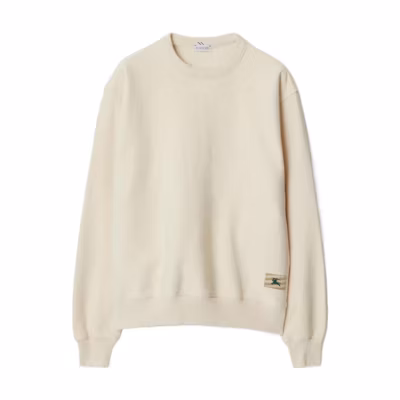 Burberry FW23 Logo Crewneck Sweatshirt Men’s Off-White. 80812211