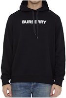 Burberry FW23 Logo Print Hoodie Black Sweatshirt. 80833921 Burberry FW23 Logo Print Hoodie Black Sweatshirt. 80833921