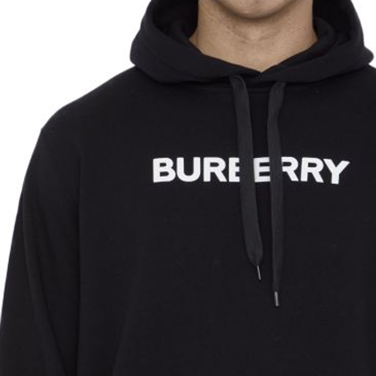 Details for 博柏利 FW23 黑色标志印花连帽衫 运动衫。 80833921