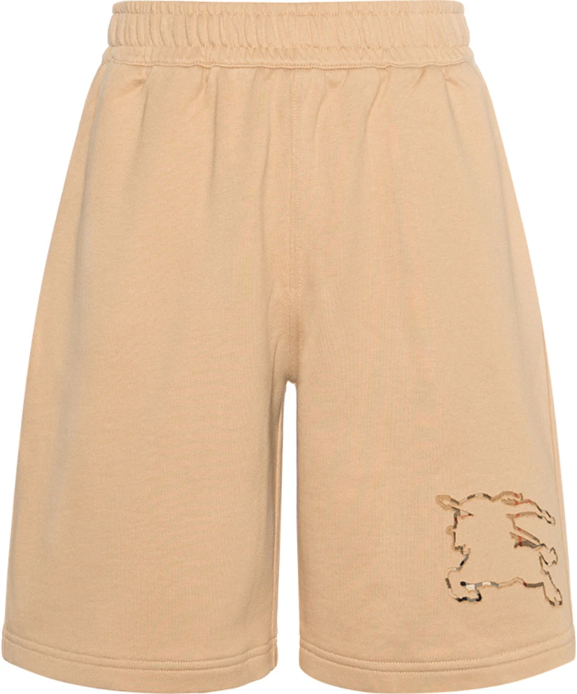 burberry-fw-23-patterned-elastic-waist-straight-casual-shorts-khaki-80727051