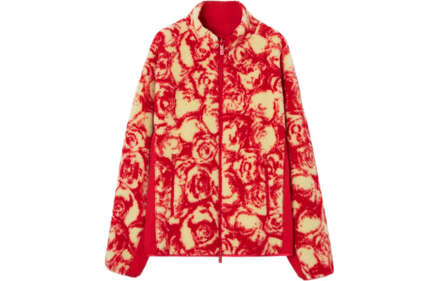 Order Burberry FW23 Reversible Rose Zip-Up Jacket  Red 80824121
