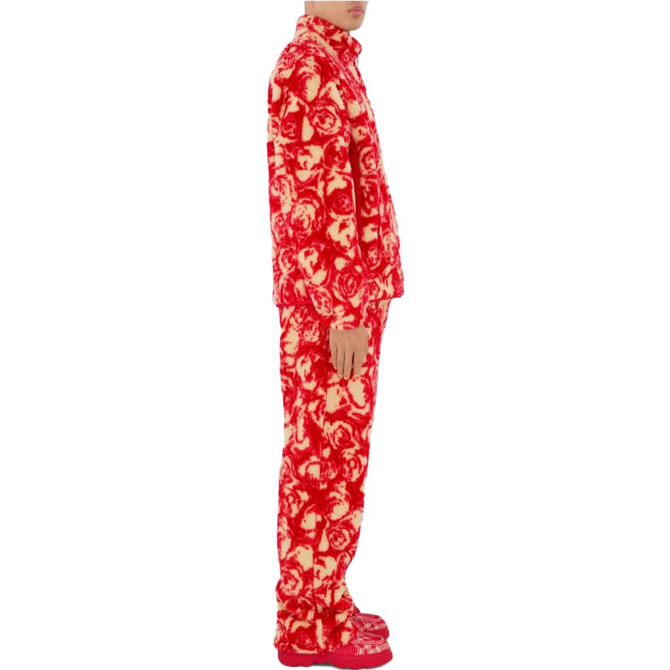 Details for Burberry FW23 Reversible Rose Zip-Up Jacket  Red 80824121